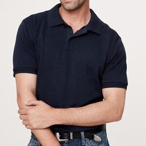 Banana Republic Luxury Touch Performance Polo - NWT - Navy Moisture Wicking (M)